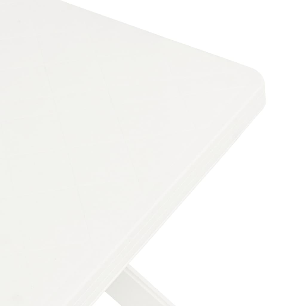 Bistro Table White 70x70x72 cm Plastic