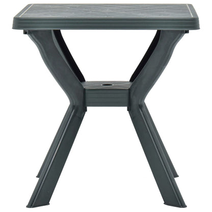 Bistro Table Green 70x70x72 cm Plastic