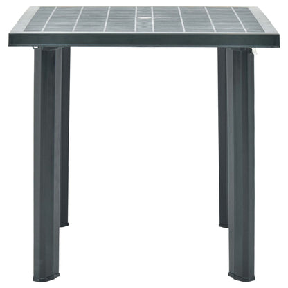 Garden Table Green 80x75x72 cm Plastic