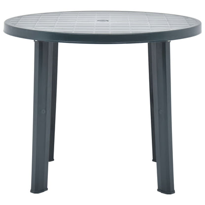 Garden Table Green 89 cm Plastic