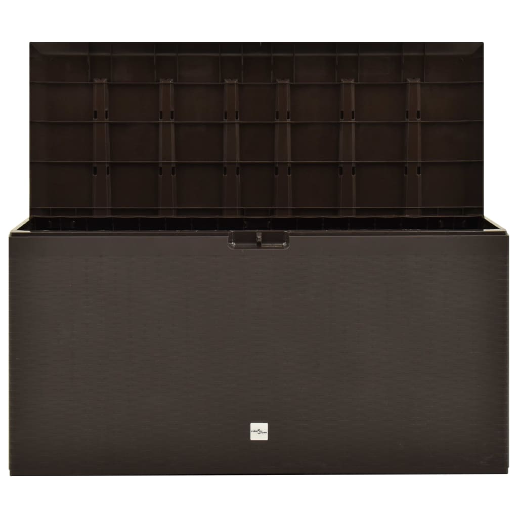 Garden Storage Box Brown 114x47x60 cm