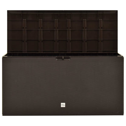 Garden Storage Box Brown 114x47x60 cm