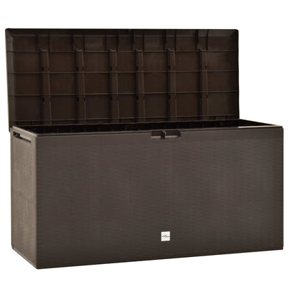 Garden Storage Box Brown 114x47x60 cm