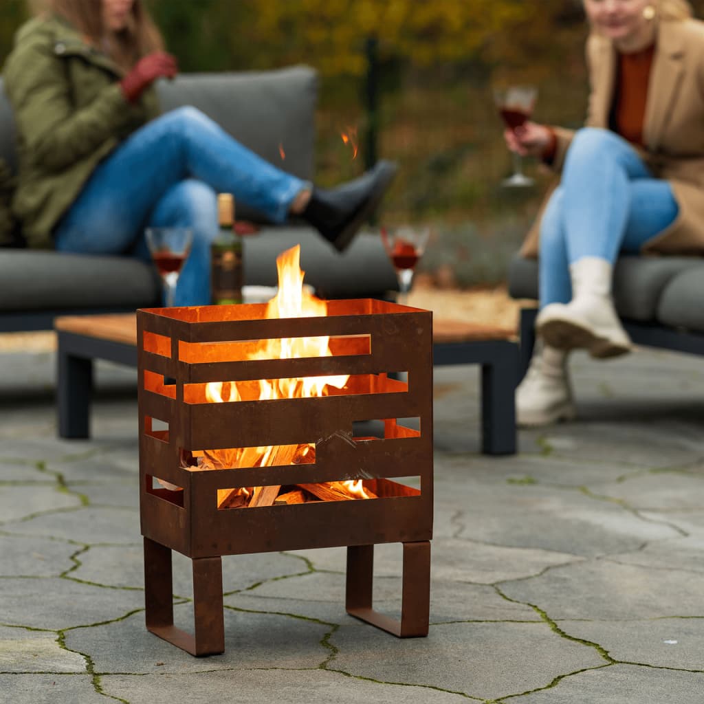 RedFire Fire Basket Madison Rust Steel