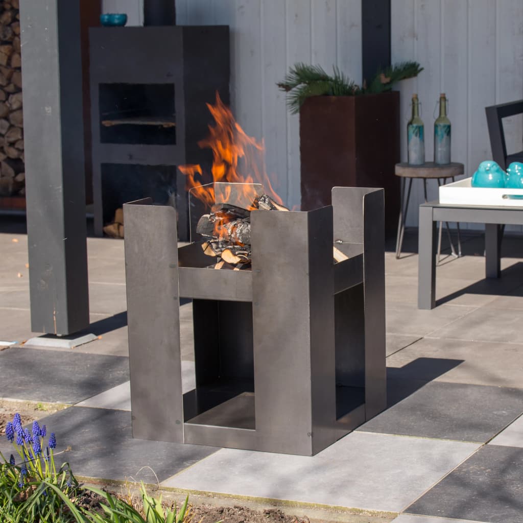 RedFire Fire Pit Hollola Grey Steel