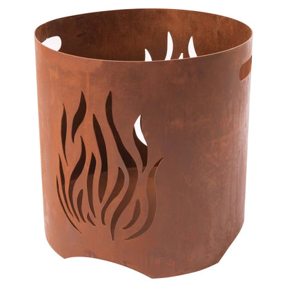 RedFire Handmade Garden Fireplace Kiruna Rust Steel