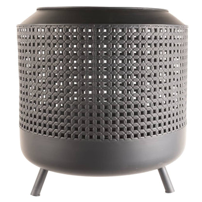 RedFire Fire Basket with BBQ Grill Midland Black