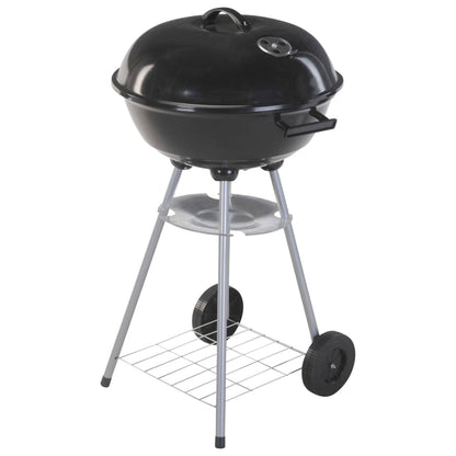 ProGarden Kettle Barbecue on Wheels 46 cm Black