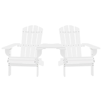 Garden Adirondack Chair Solid Fir Wood White