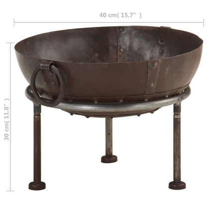 Rustic Fire Pit Ã˜ 40 cm Iron