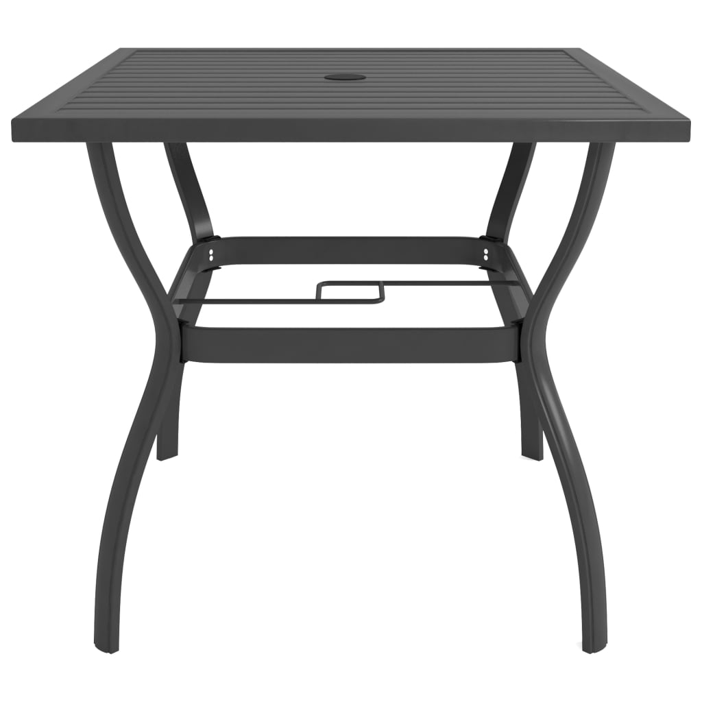 Garden Table Anthracite 81.5x81.5x72 cm Steel