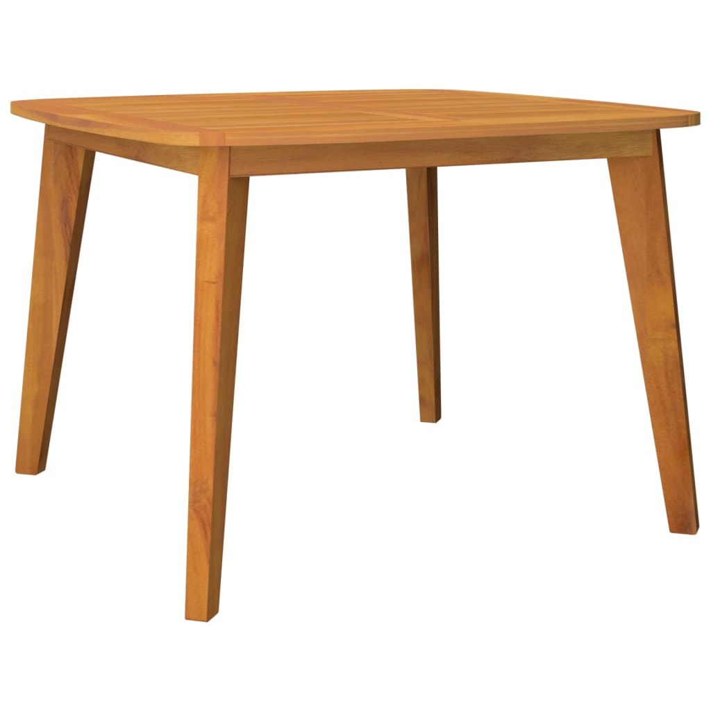 Garden Table 110x110x75 cm Solid Wood Acacia