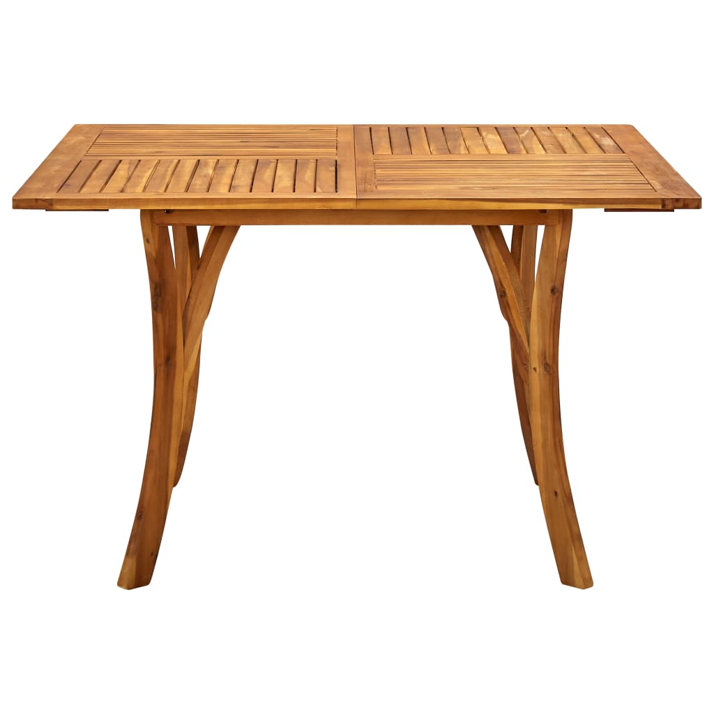 Garden Table 120x120x75 cm Solid Acacia Wood