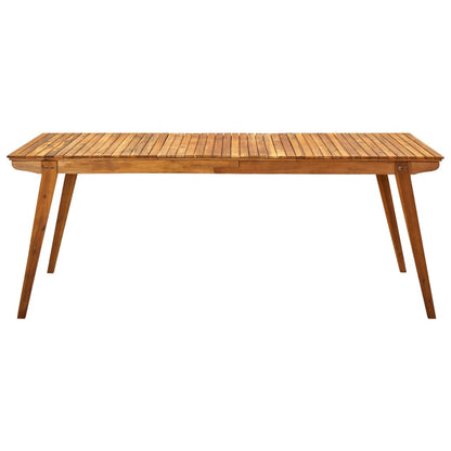 Garden Table 201.5x100x75 cm Solid Acacia Wood