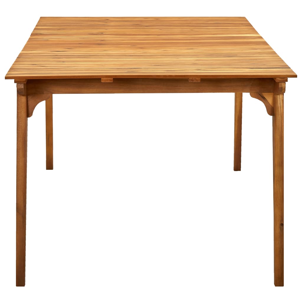 Garden Table 201.5x100x75 cm Solid Acacia Wood