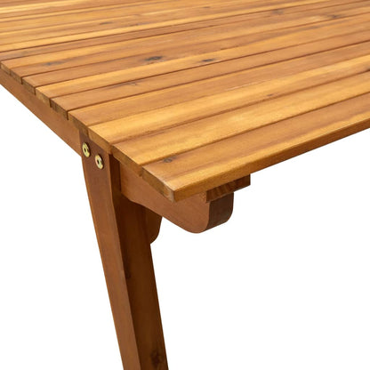 Garden Table 201.5x100x75 cm Solid Acacia Wood