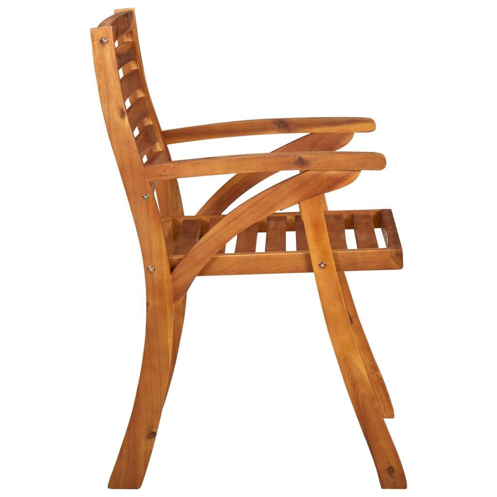 Garden Chairs 3 pcs Solid Acacia Wood