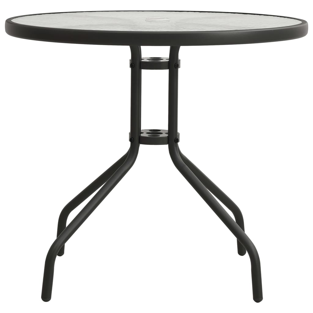 Bistro Table Anthracite Ã˜80x71 cm Steel