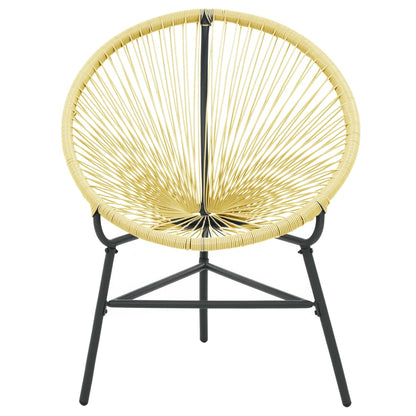 Garden Acapulco Chair Poly Rattan Beige