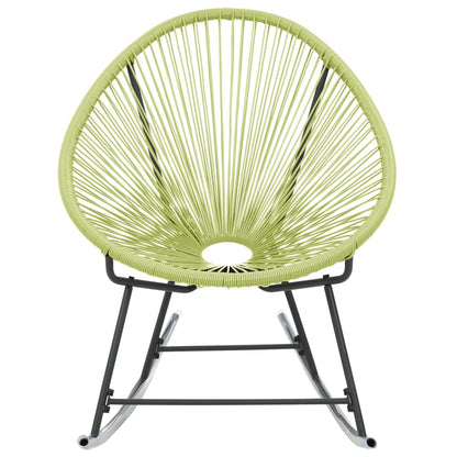 Outdoor Acapulco Chair Poly Rattan Green