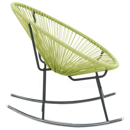 Outdoor Acapulco Chair Poly Rattan Green