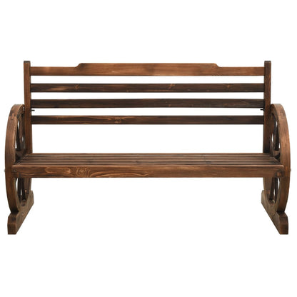 Garden Bench 112 cm Solid Firwood