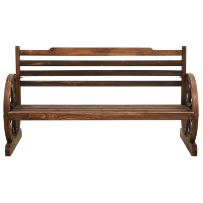 Garden Bench 142 cm Solid Firwood