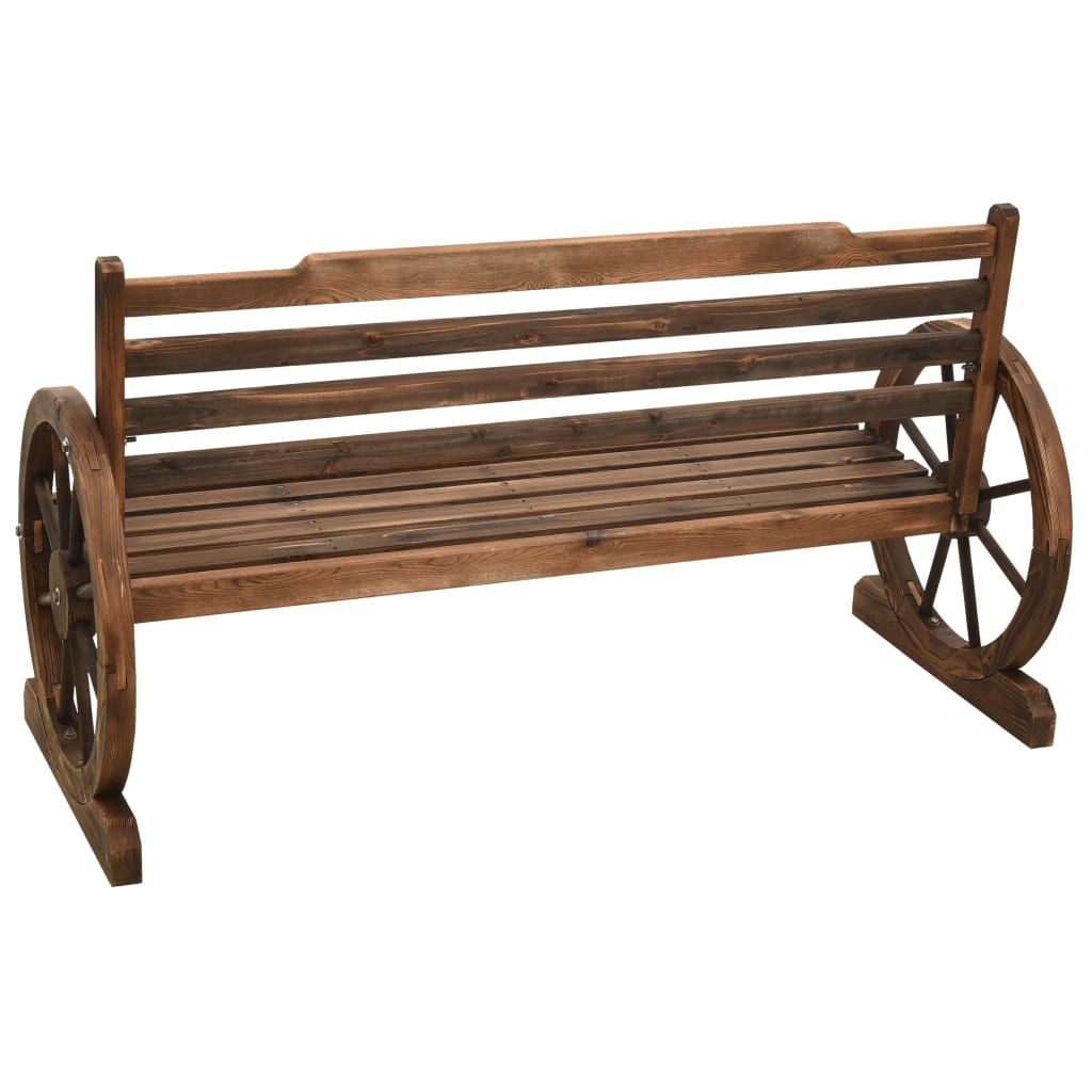 Garden Bench 142 cm Solid Firwood