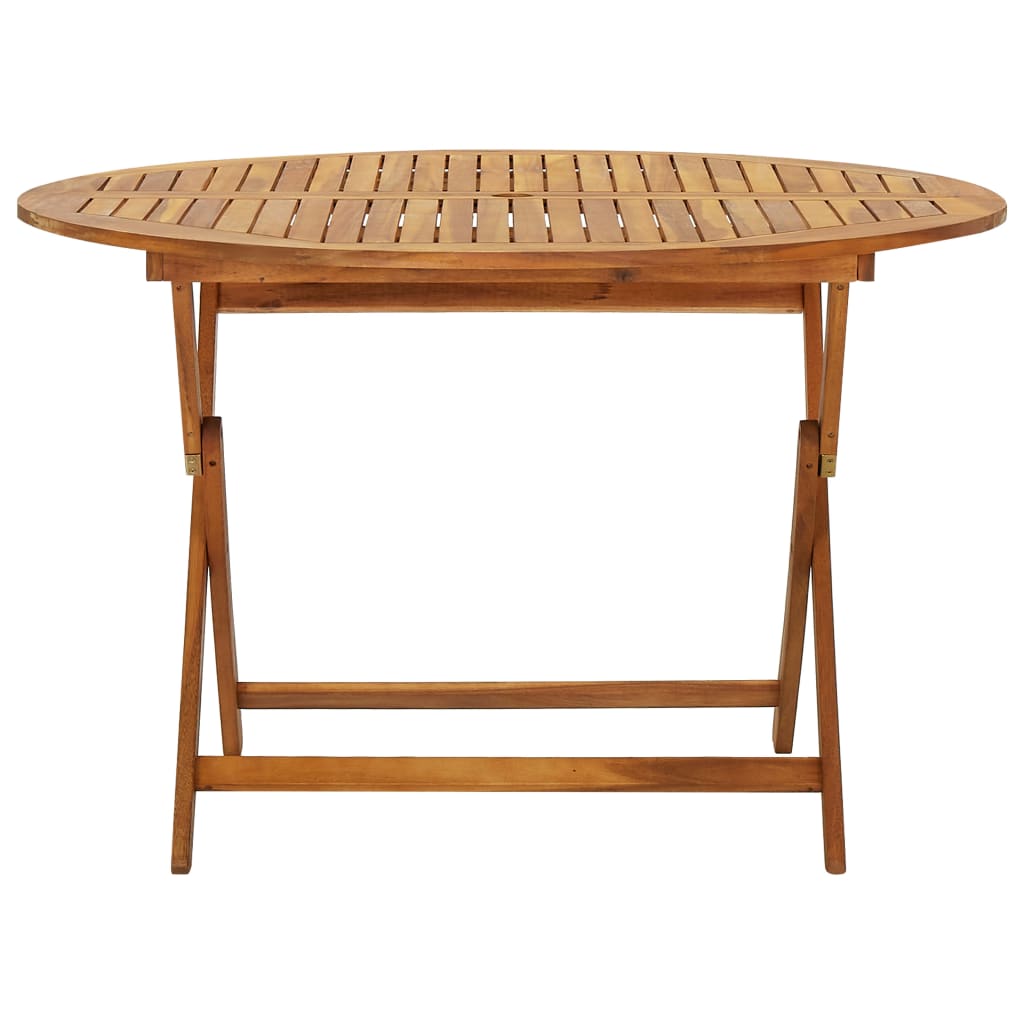 Folding Garden Table 120 cm Solid Acacia Wood