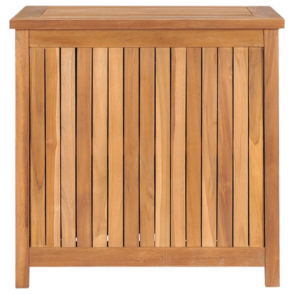 Garden Storage Box 60x50x58 cm Solid Teak Wood