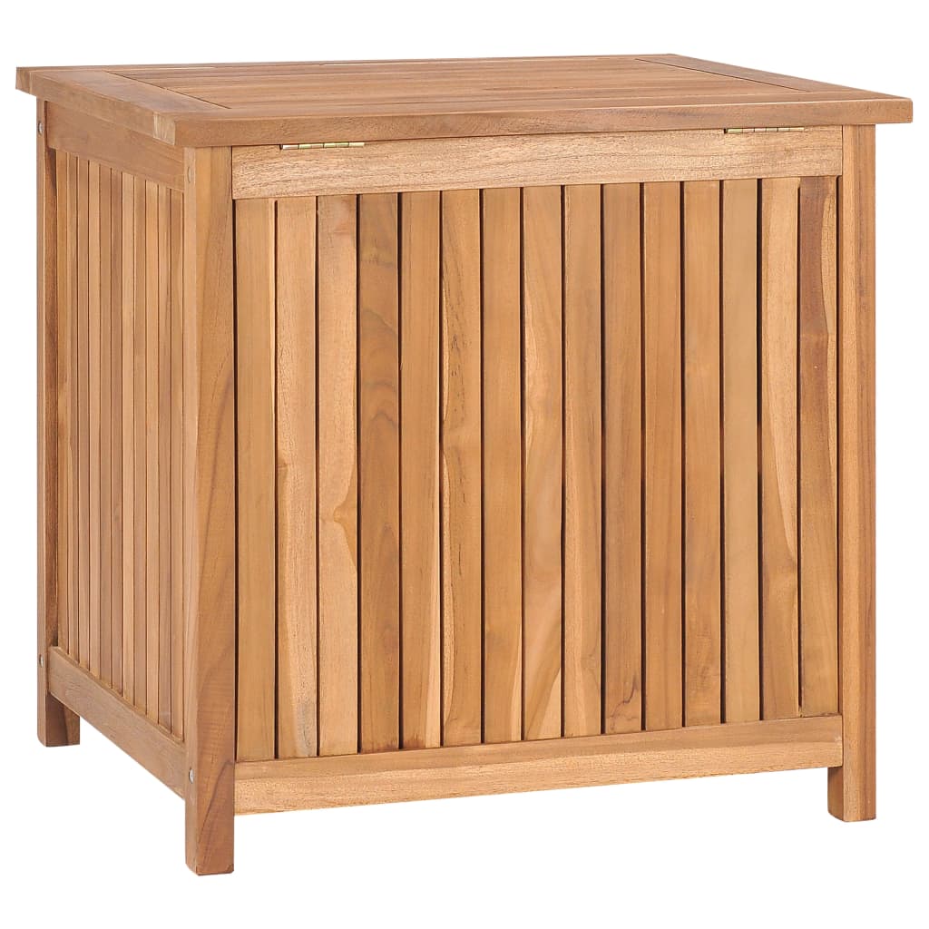 Garden Storage Box 60x50x58 cm Solid Teak Wood