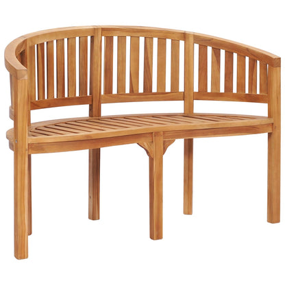 3 Piece Banana Garden Lounge Set Solid Teak Wood