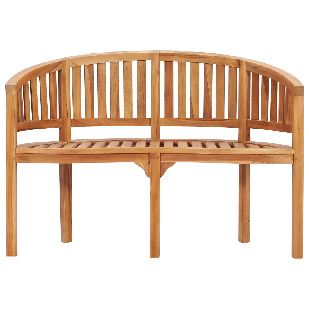 3 Piece Banana Garden Lounge Set Solid Teak Wood