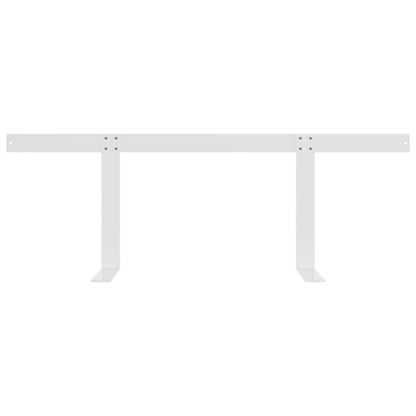 Backrest for Pallet Sofa White 110 cm Iron