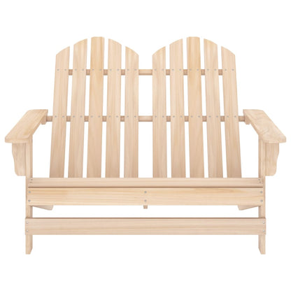 2-Seater Garden Adirondack Chair Solid Fir Wood