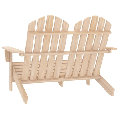 2-Seater Garden Adirondack Chair Solid Fir Wood