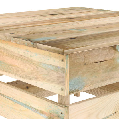 Garden Pallet Tables 2 pcs Impregnated Pinewood