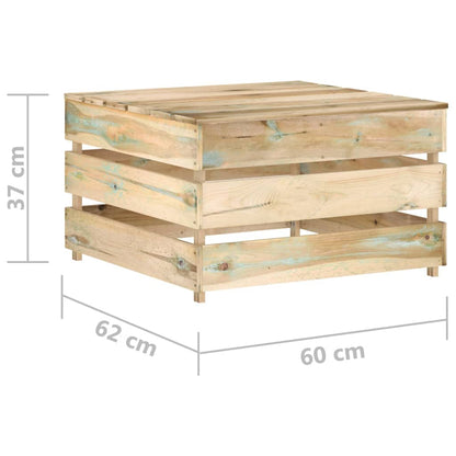 Garden Pallet Tables 2 pcs Impregnated Pinewood