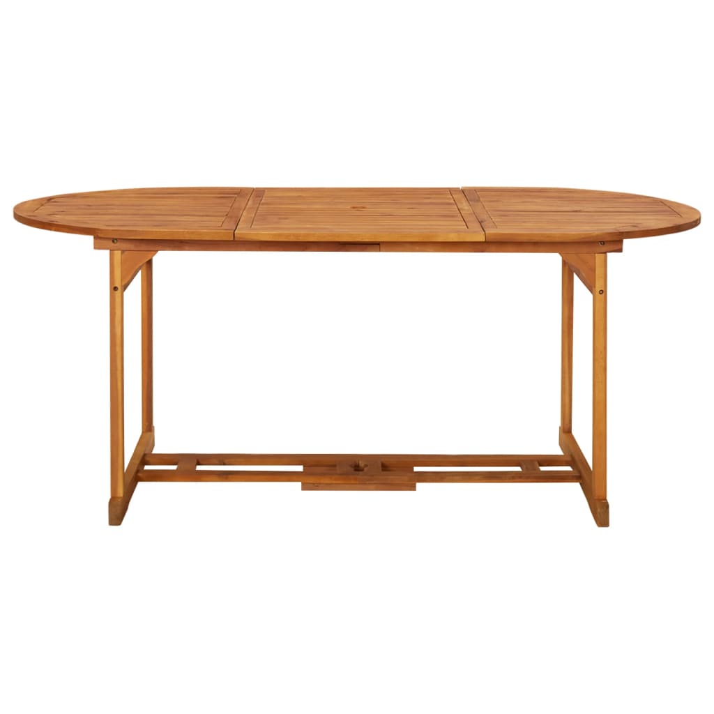 Garden Dining Table 180x90x75 cm Solid Acacia Wood