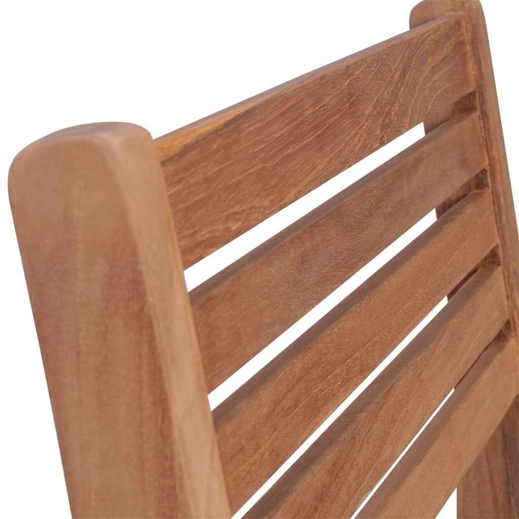 Stackable Garden Chairs 6 pcs Solid Teak Wood