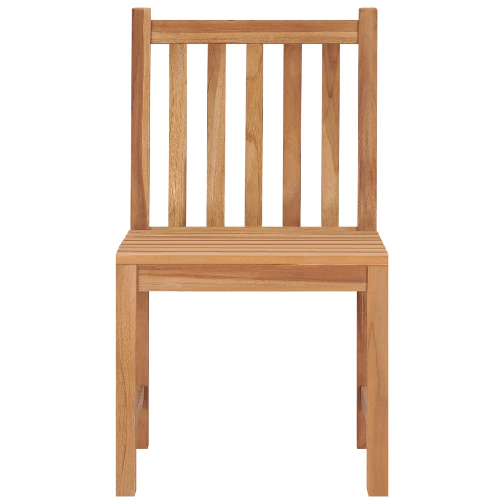 Garden Chairs 4 pcs Solid Teak Wood