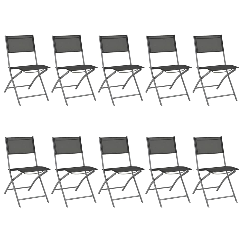 11 Piece Outdoor Dining Set Steel