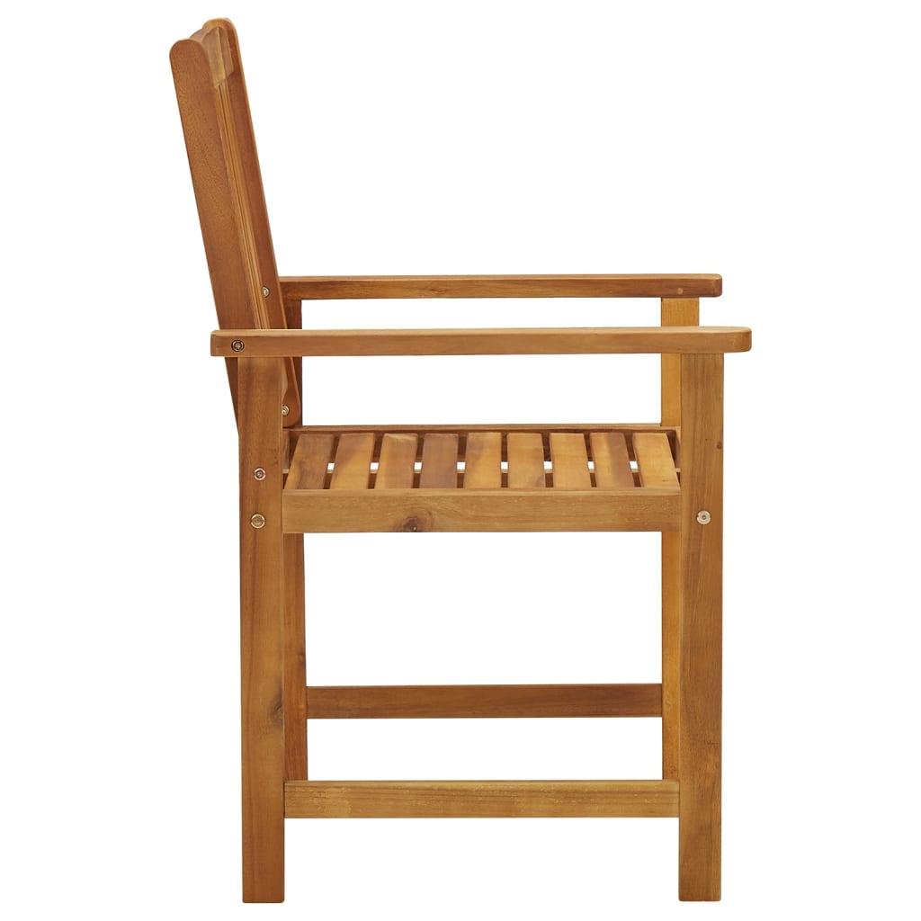 Garden Chairs 8 pcs Solid Acacia Wood