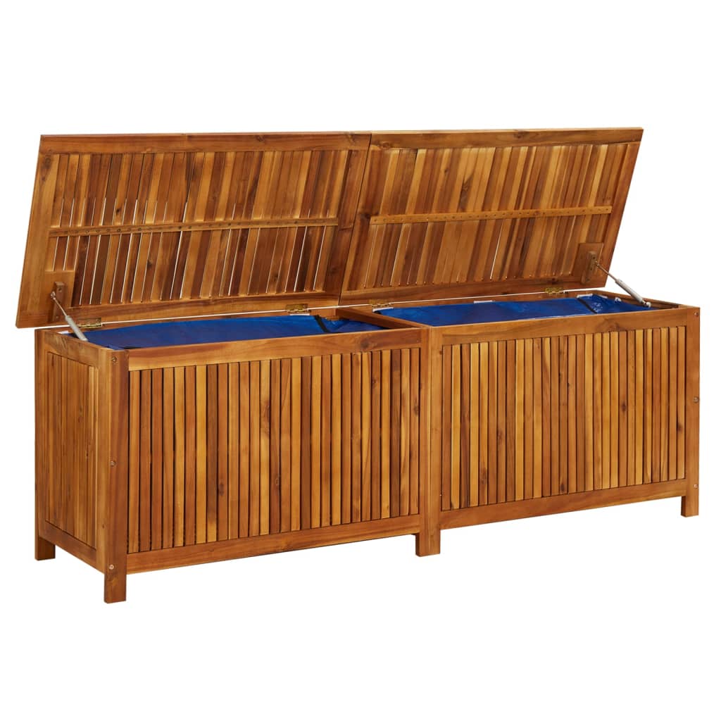 Garden Storage Box 175x50x58 cm Solid Acacia Wood