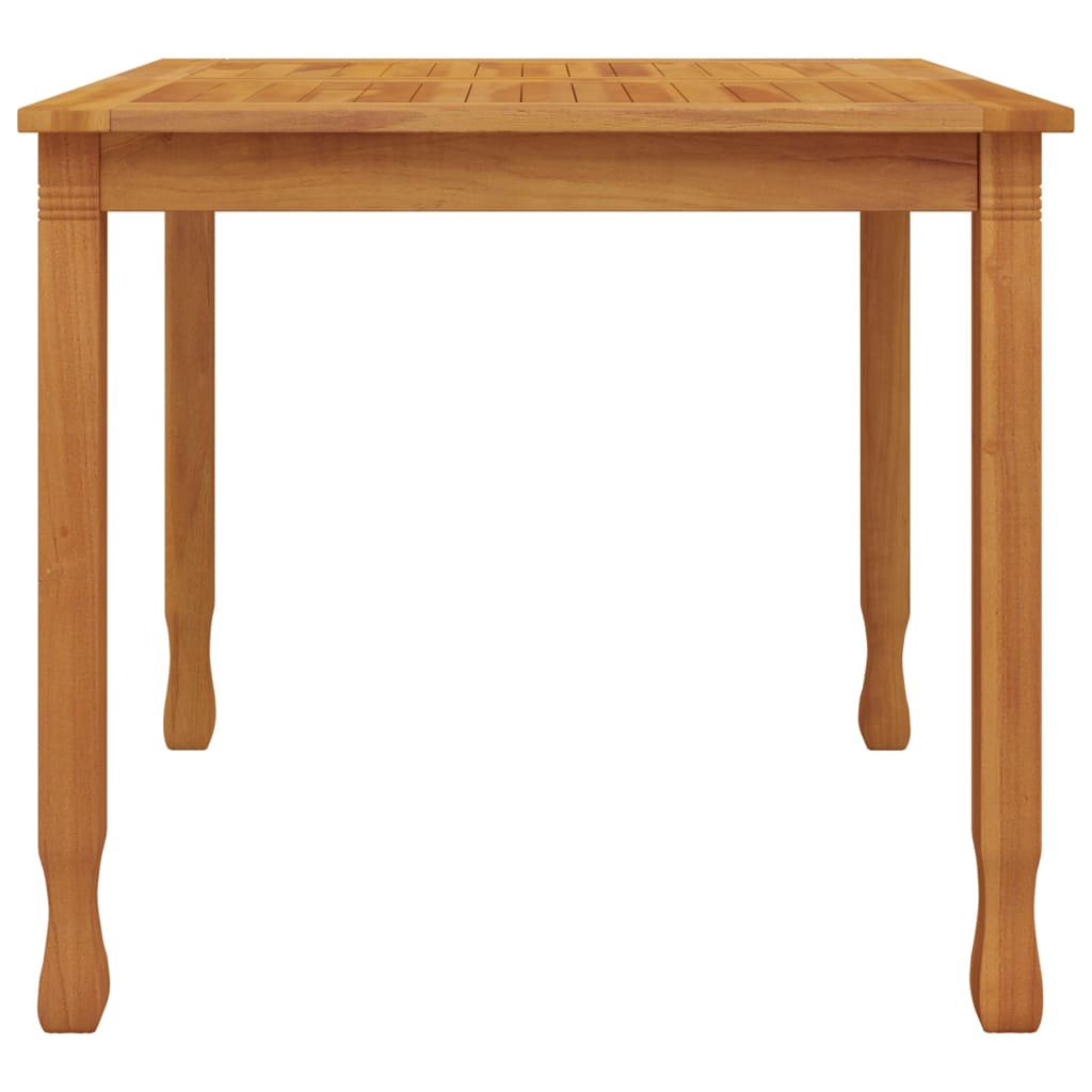 Garden Dining Table 85x85x75 cm Solid Wood Teak