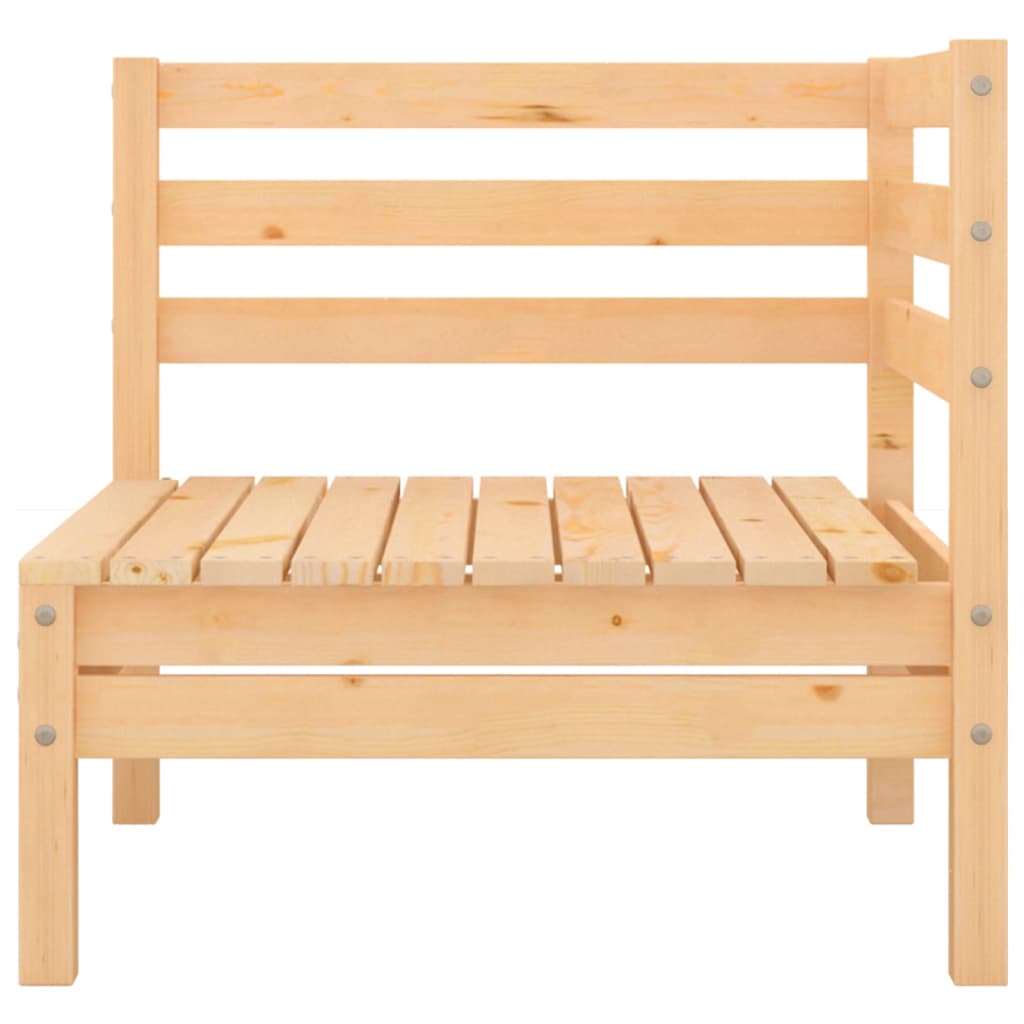 Garden Corner Sofa Solid Wood Pine