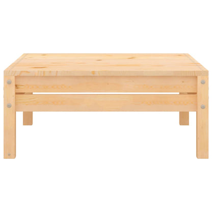 Garden Footstool Solid Pinewood