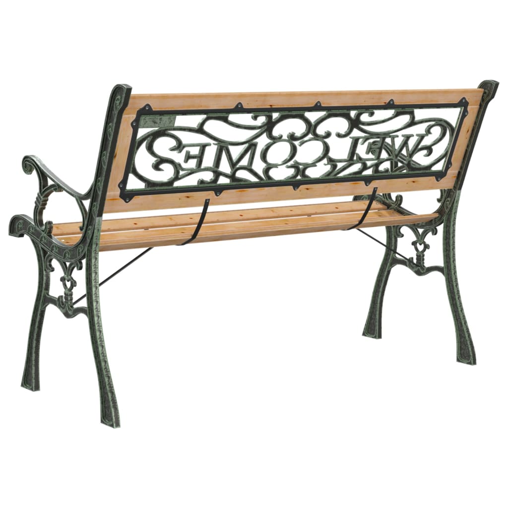 Garden Bench 122 cm Solid Firwood