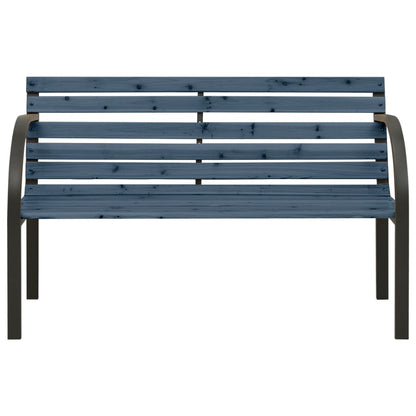 Children Garden Bench 81 cm Chinese Fir Wood Grey