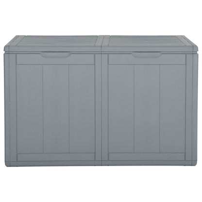 Garden Storage Box 180L Grey PP Rattan